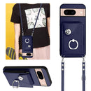 Organ Card Bag Ring Holder Phone Case with Long Lanyard, For Google Pixel 8a, For Google Pixel 8 Pro, For Google Pixel 8