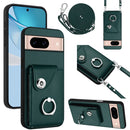 Organ Card Bag Ring Holder Phone Case with Long Lanyard, For Google Pixel 8a, For Google Pixel 8 Pro, For Google Pixel 8