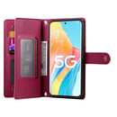 Nine Card-slot Zipper Wallet Bag Leather Phone Case, For OPPO A1 Pro / Reno8 T 5G, For OPPO A57 4G / A77 4G / A57s 4G / A77s 4G, For OPPO A54 / A54s / A55 5G / A16s / A53s