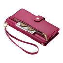 Nine Card-slot Zipper Wallet Bag Leather Phone Case, For OPPO A1 Pro / Reno8 T 5G, For OPPO A57 4G / A77 4G / A57s 4G / A77s 4G, For OPPO A54 / A54s / A55 5G / A16s / A53s