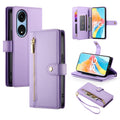 Nine Card-slot Zipper Wallet Bag Leather Phone Case, For OPPO A1 Pro / Reno8 T 5G, For OPPO A57 4G / A77 4G / A57s 4G / A77s 4G, For OPPO A54 / A54s / A55 5G / A16s / A53s
