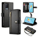 Nine Card-slot Zipper Wallet Bag Leather Phone Case, For OPPO A1 Pro / Reno8 T 5G, For OPPO A57 4G / A77 4G / A57s 4G / A77s 4G, For OPPO A54 / A54s / A55 5G / A16s / A53s
