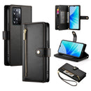 Nine Card-slot Zipper Wallet Bag Leather Phone Case, For OPPO A1 Pro / Reno8 T 5G, For OPPO A57 4G / A77 4G / A57s 4G / A77s 4G, For OPPO A54 / A54s / A55 5G / A16s / A53s