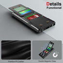 For Samsung Galaxy S24 5G Vertical Flip Card Bag Holder Leather Phone Case