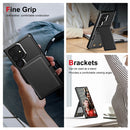 For Samsung Galaxy S24 5G Vertical Flip Card Bag Holder Leather Phone Case