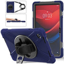 Rotatable Silicone Hybrid PC Tablet Case with Shoulder Strap, For Lenovo Tab 10.1 2025