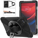 Rotatable Silicone Hybrid PC Tablet Case with Shoulder Strap, For Lenovo Tab 10.1 2025