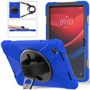 Rotatable Silicone Hybrid PC Tablet Case with Shoulder Strap, For Lenovo Tab 10.1 2025
