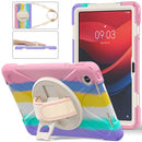 Rotatable Silicone Hybrid PC Tablet Case with Shoulder Strap, For Lenovo Tab 10.1 2025