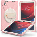 Rotatable Silicone Hybrid PC Tablet Case with Shoulder Strap, For Lenovo Tab 10.1 2025