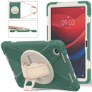 Rotatable Silicone Hybrid PC Tablet Case with Shoulder Strap, For Lenovo Tab 10.1 2025
