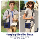 Rotatable Silicone Hybrid PC Tablet Case with Shoulder Strap, For Lenovo Tab 10.1 2025