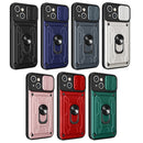 Sliding Camshield TPU+PC Phone Case with Card Slot, For iPhone 15 Plus, For iPhone 15