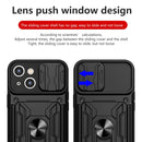 Sliding Camshield TPU+PC Phone Case with Card Slot, For iPhone 15 Plus, For iPhone 15