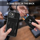 Sliding Camshield TPU+PC Phone Case with Card Slot, For iPhone 15 Plus, For iPhone 15