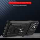 Sliding Camshield TPU+PC Phone Case with Card Slot, For iPhone 15 Plus, For iPhone 15