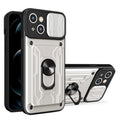Sliding Camshield TPU+PC Phone Case with Card Slot, For iPhone 15 Plus, For iPhone 15