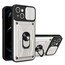 Sliding Camshield TPU+PC Phone Case with Card Slot, For iPhone 15 Plus, For iPhone 15