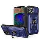 Sliding Camshield TPU+PC Phone Case with Card Slot, For iPhone 15 Plus, For iPhone 15
