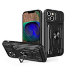 Sliding Camshield TPU+PC Phone Case with Card Slot, For iPhone 15 Plus, For iPhone 15