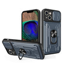 Sliding Camshield TPU+PC Phone Case with Card Slot, For iPhone 15 Plus, For iPhone 15