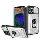 Sliding Camshield TPU+PC Phone Case with Card Slot, For iPhone 15 Plus, For iPhone 15