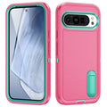 For Google Pixel 9 Pro Rugged PC + Silicone Phone Case with Holder