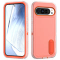 For Google Pixel 9 Pro Rugged PC + Silicone Phone Case with Holder