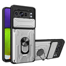 For Google Pixel 9 / 9 Pro Sliding Camera shield TPU+PC Phone Case with Card Slot