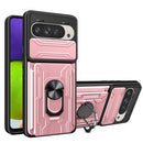 For Google Pixel 9 / 9 Pro Sliding Camera shield TPU+PC Phone Case with Card Slot