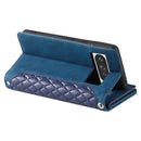 For Google Pixel 9 / 9 Pro Grid Texture Zipper Leather Phone Case with Lanyard