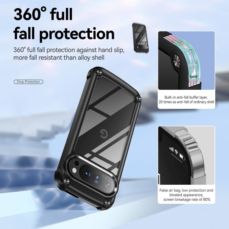 For Google Pixel 9 / 9 Pro TPU + PC Lens Protection Phone Case