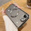 Electroplating MagSafe Phone Case, For iPhone 17e / 16e, For iPhone 17 Pro Max
