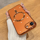 Electroplating MagSafe Phone Case, For iPhone 17e / 16e, For iPhone 17 Pro Max