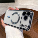 Electroplating MagSafe Phone Case, For iPhone 17e / 16e, For iPhone 17 Pro Max