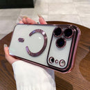 Electroplating MagSafe Phone Case, For iPhone 17e / 16e, For iPhone 17 Pro Max