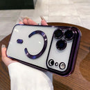 Electroplating MagSafe Phone Case, For iPhone 17e / 16e, For iPhone 17 Pro Max