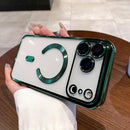 Electroplating MagSafe Phone Case, For iPhone 17e / 16e, For iPhone 17 Pro Max