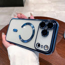 Electroplating MagSafe Phone Case, For iPhone 17e / 16e, For iPhone 17 Pro Max