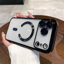 Electroplating MagSafe Phone Case, For iPhone 17e / 16e, For iPhone 17 Pro Max