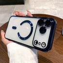 Electroplating MagSafe Phone Case, For iPhone 17e / 16e, For iPhone 17 Pro Max