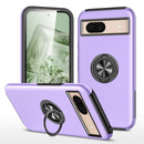 For Google Pixel 8a PC Hybrid TPU Magnetic Ring Holder Phone Case