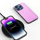 For iPhone 16 Pro Max Black Frame Colourful Glitter Phone Case