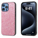 For iPhone 16 Pro Max Black Frame Colourful Glitter Phone Case