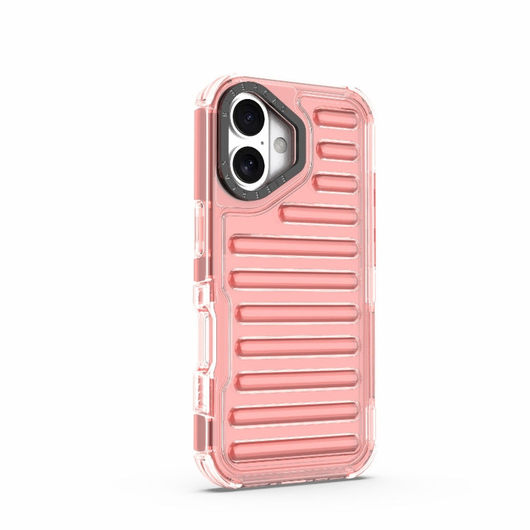 For iPhone 16 Pro Max High Transparency TPU Hybrid PC Airbag Phone Case