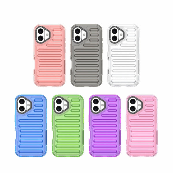 For iPhone 16 Pro Max High Transparency TPU Hybrid PC Airbag Phone Case