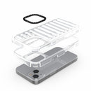 For iPhone 13 High Transparency TPU Hybrid PC Airbag Phone Case