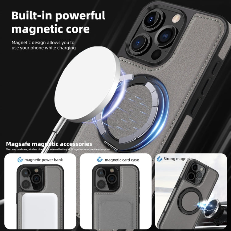 For iPhone 16 360 Degree Rotating MagSafe Holder Phone Case