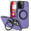 For iPhone 16 Pro 360 Degree Rotating MagSafe Holder Phone Case
