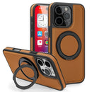 For iPhone 16 Pro 360 Degree Rotating MagSafe Holder Phone Case